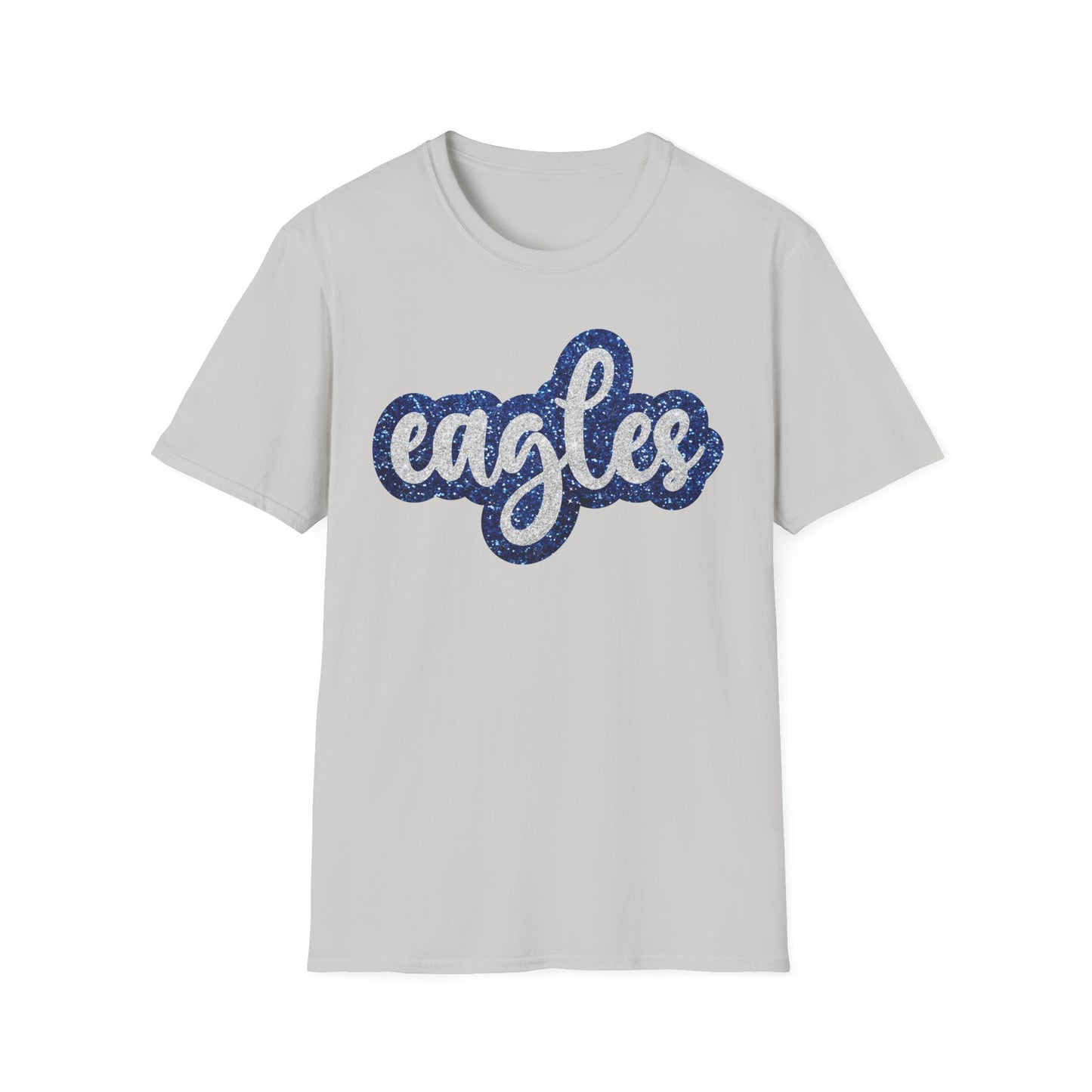 Eagles Faux Glitter Spirit T-Shirt - School - Sports - Celebration - Fan Shirt