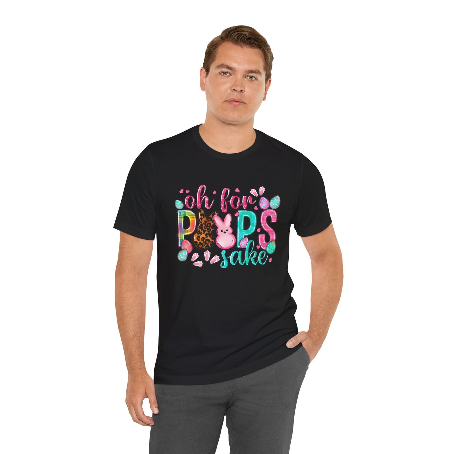 Funny Easter Shirt, Peeps Tee, Oh For Peeps Sake, Unisex T-Shirt, Bella+Canvas, Easter Gift