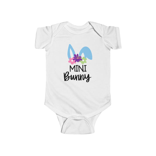 Adorable Mini Bunny Infant Bodysuit for Easter Celebrations