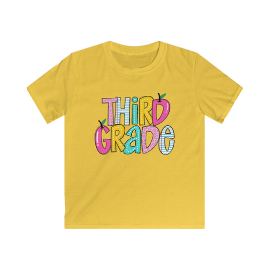 Kids Third Grade Tee, Cute Kids T-Shirt, Back to School Shirt, Elementary School, First Day of School, Fun Classroom Wear