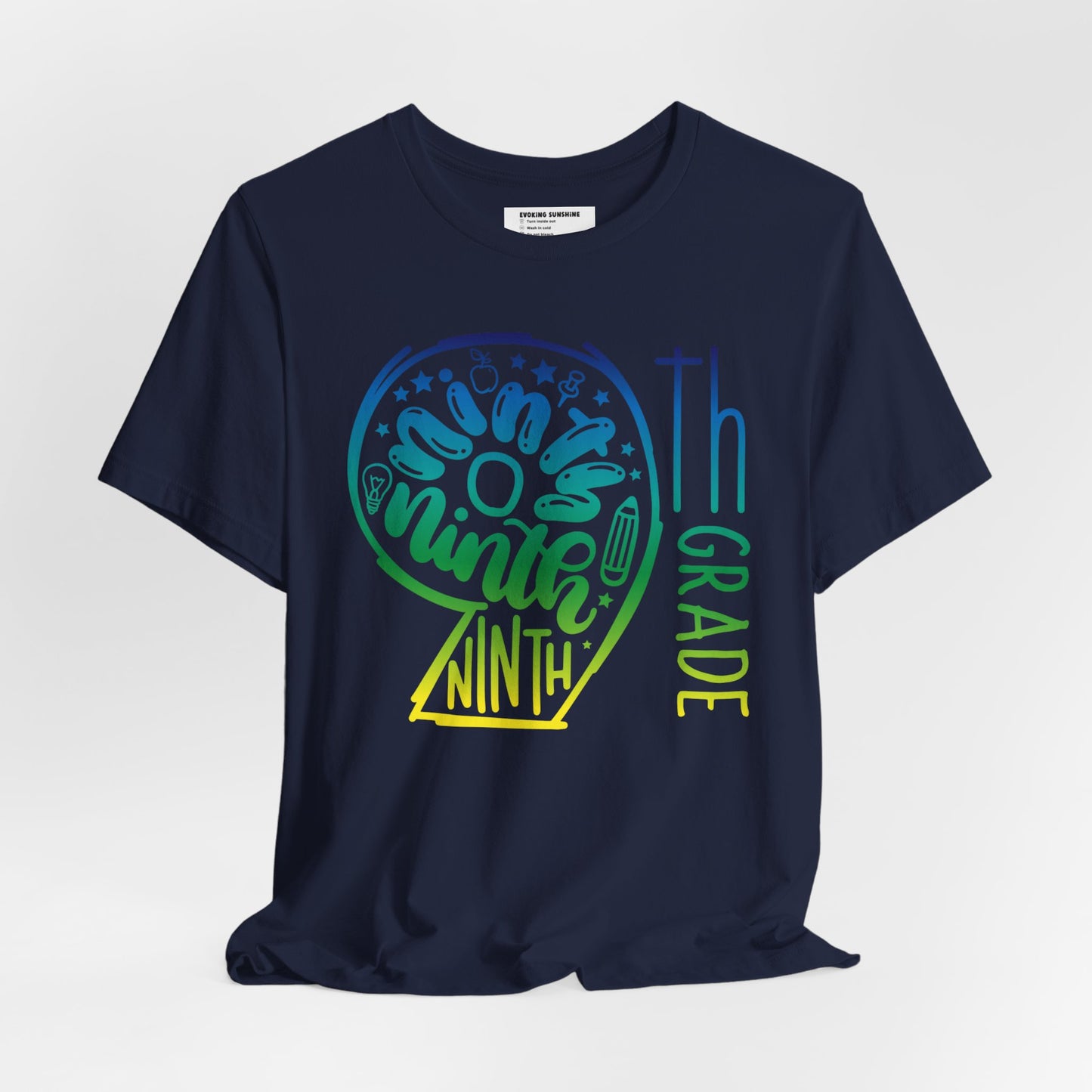 9th Grade Celebration Short Sleeve Tee, High School, School Year, Ninth grade