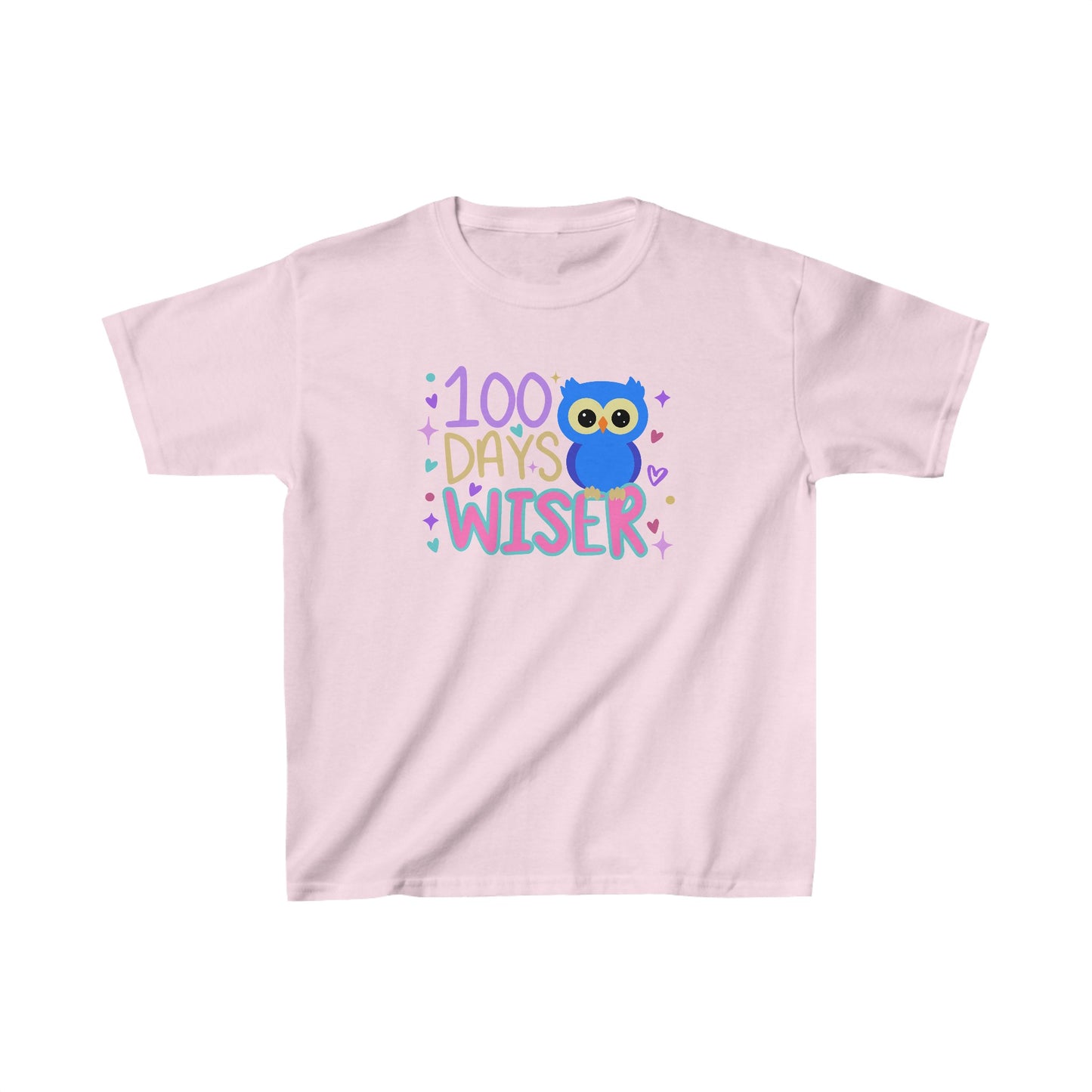 100 Days of Wiser Owl T-Shirt, Youth, School Spirit