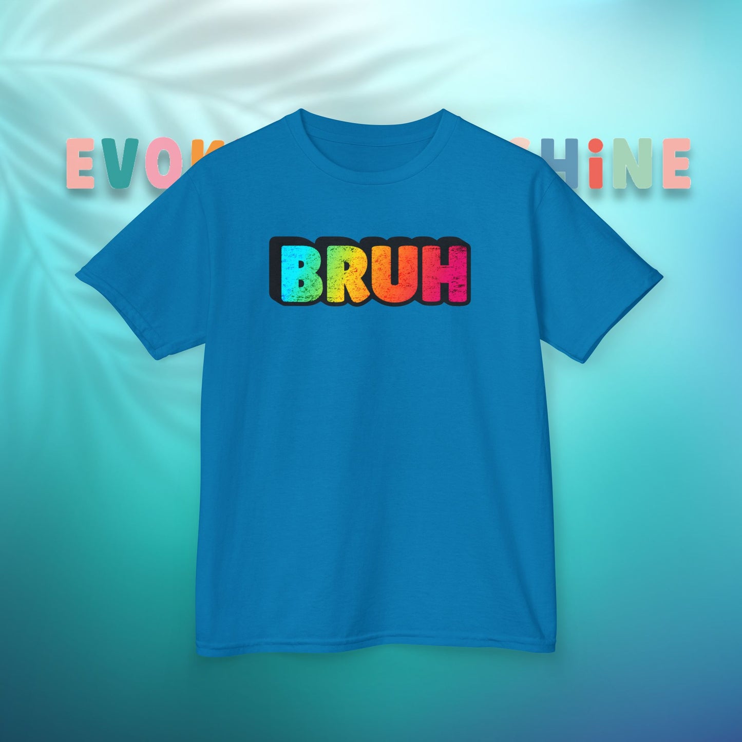 Colorful Kids' Bruh Tee - Fun T-Shirt for Playtime, Gifts, and Birthdays, Cool Kids Apparel, Active Wear, Everyday Comfort