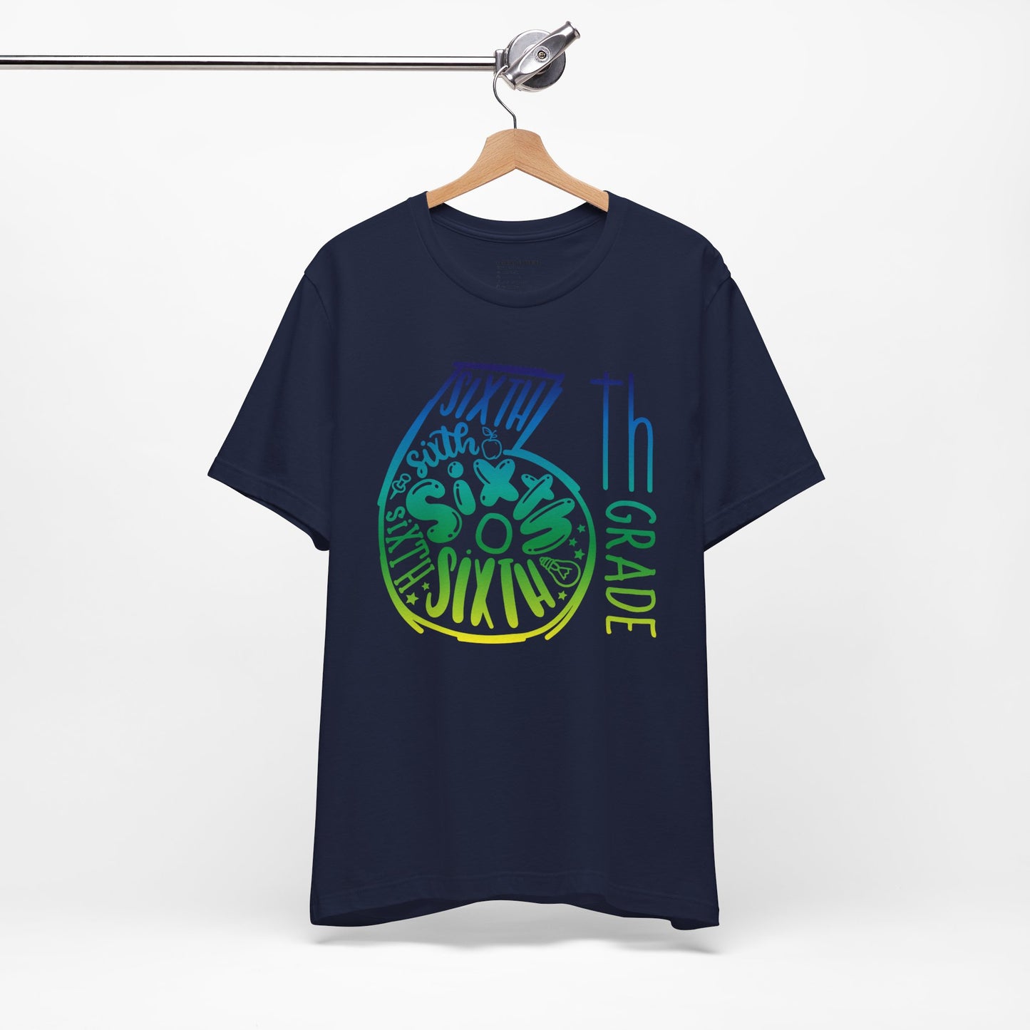 6th Grade Celebration Short Sleeve , Middle School, School Year, Sixth grade; Express Delivery available