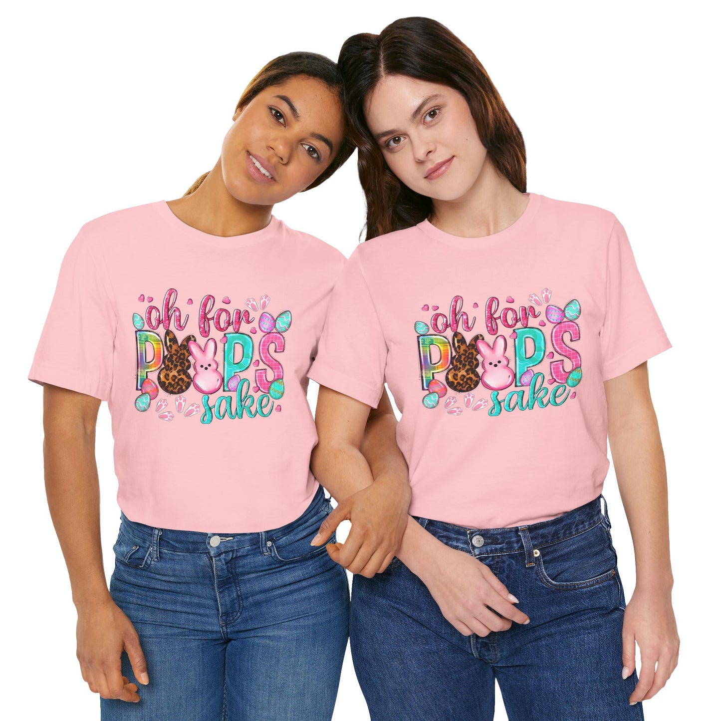 Funny Easter Shirt, Peeps Tee, Oh For Peeps Sake, Unisex T-Shirt, Bella+Canvas, Easter Gift