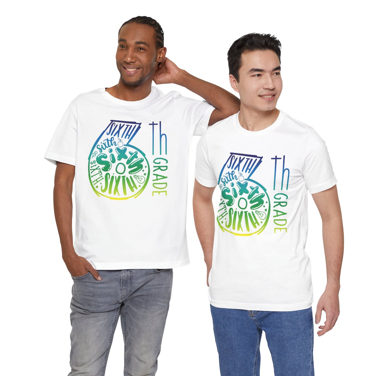 6th Grade Celebration Short Sleeve , Middle School, School Year, Sixth grade; Express Delivery available