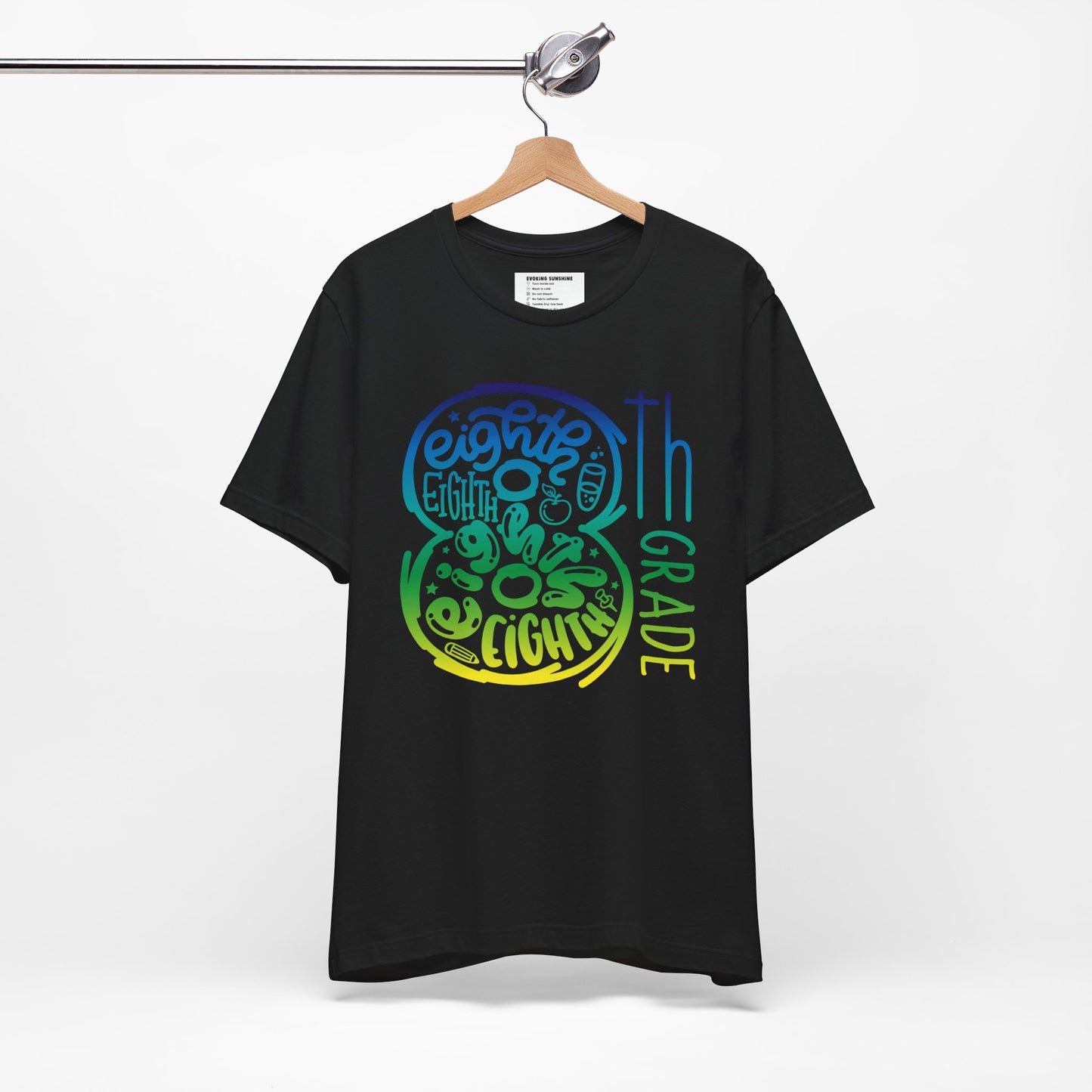 8th Grade Celebration Short Sleeve Tee, Middle School, School Year, Eighth grade