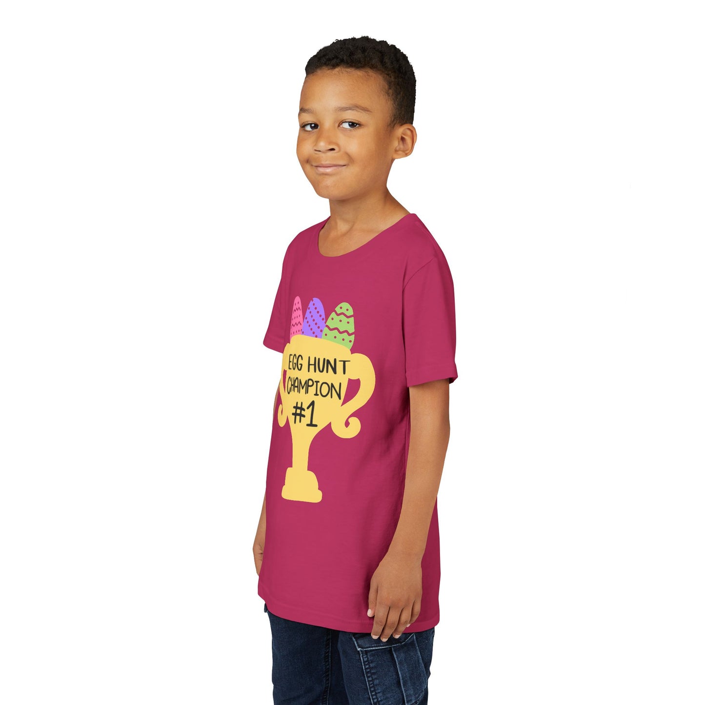 Youth Egg Hunt Champion Tee - Fun Spring Shirt for Kids