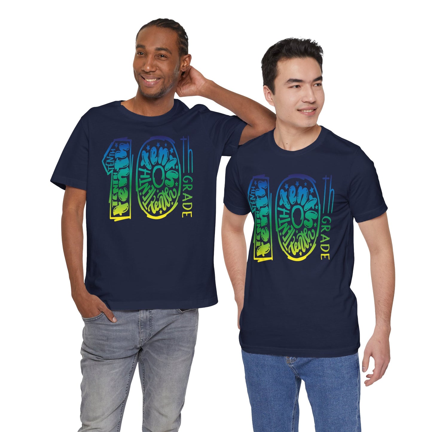 10th Grade Celebration Short Sleeve Tee, High School, School Year, Tenth grade