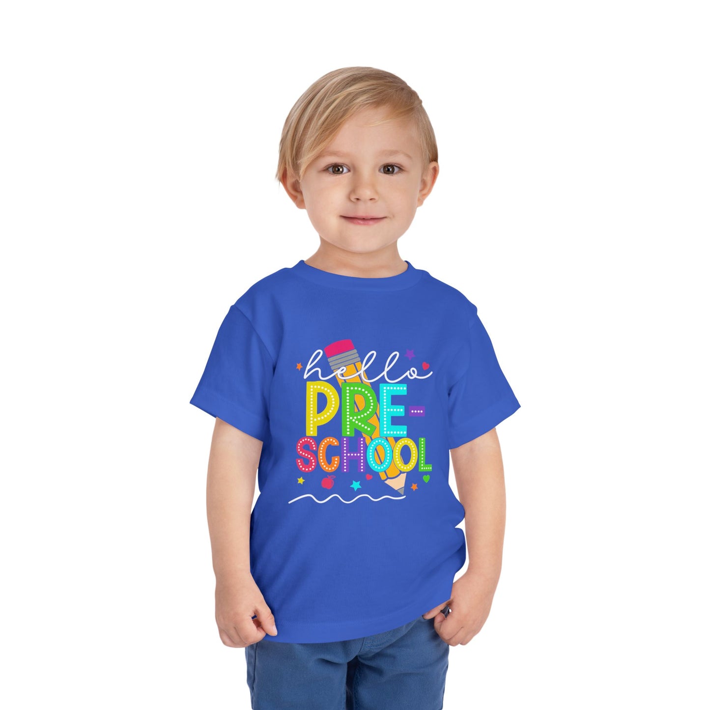 Hello Preschool, Back to School Shirt, Preschool, MDO, Mothers Day Out, Toddler T-Shirt