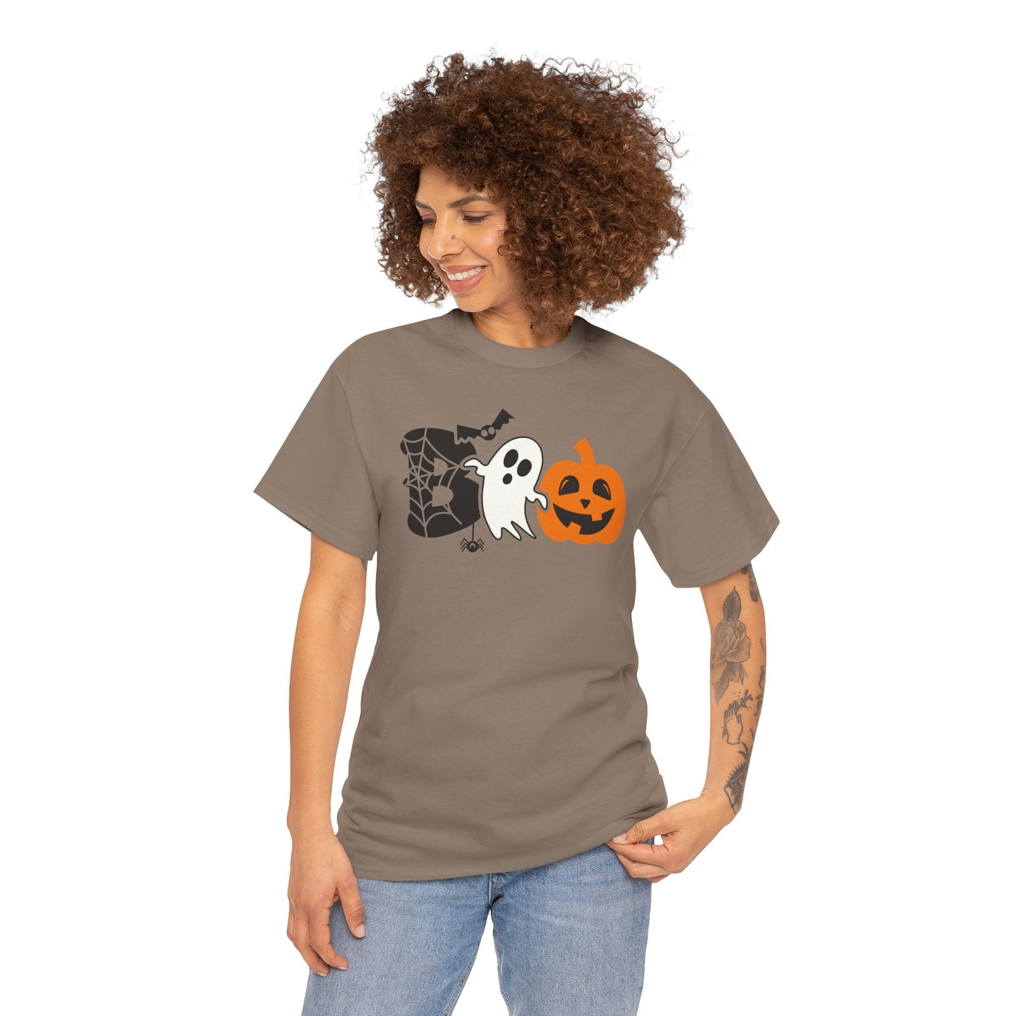 Spooky BOO Halloween T-Shirt - Adult Unisex Tee - Express Delivery available