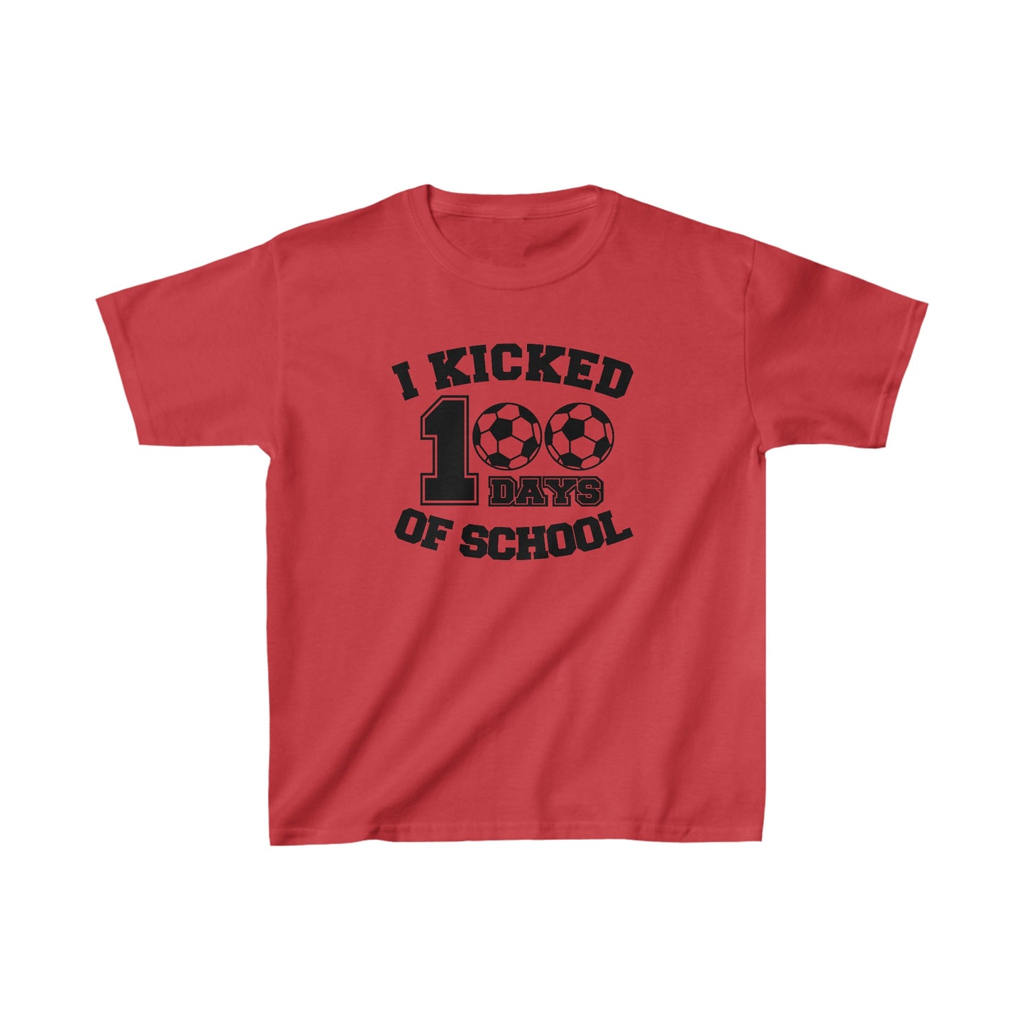 100 Day of School Soccer T-Shirt, School Spirt, Youth shirt