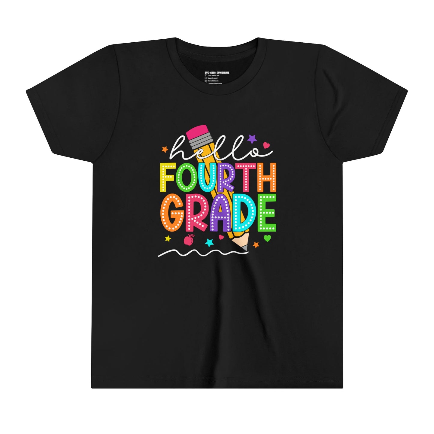Hello Fourth Grade, Back to School Shirt, 4th Grade, Elementary School