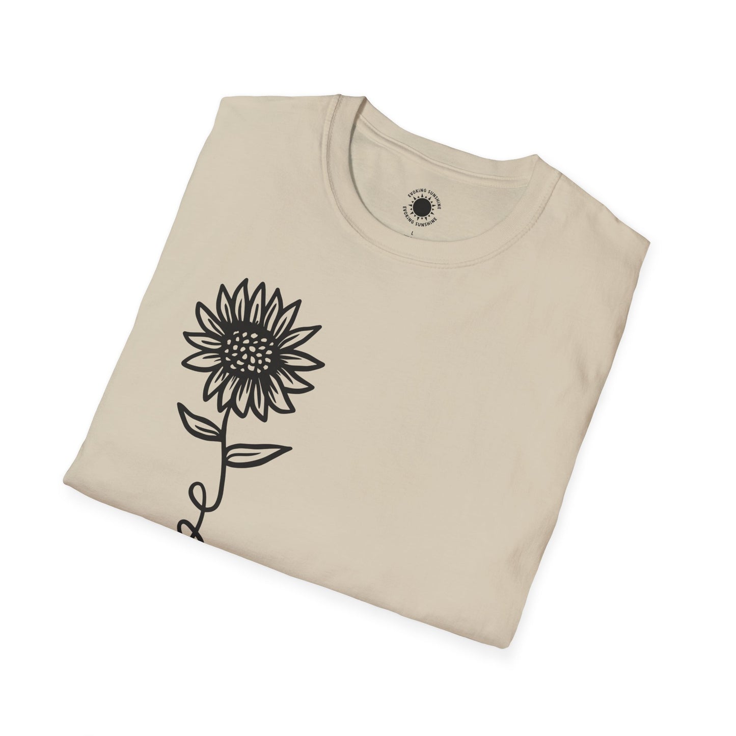 Hope-Inspired Unisex Softstyle T-Shirt - Floral Design for Everyday Wear