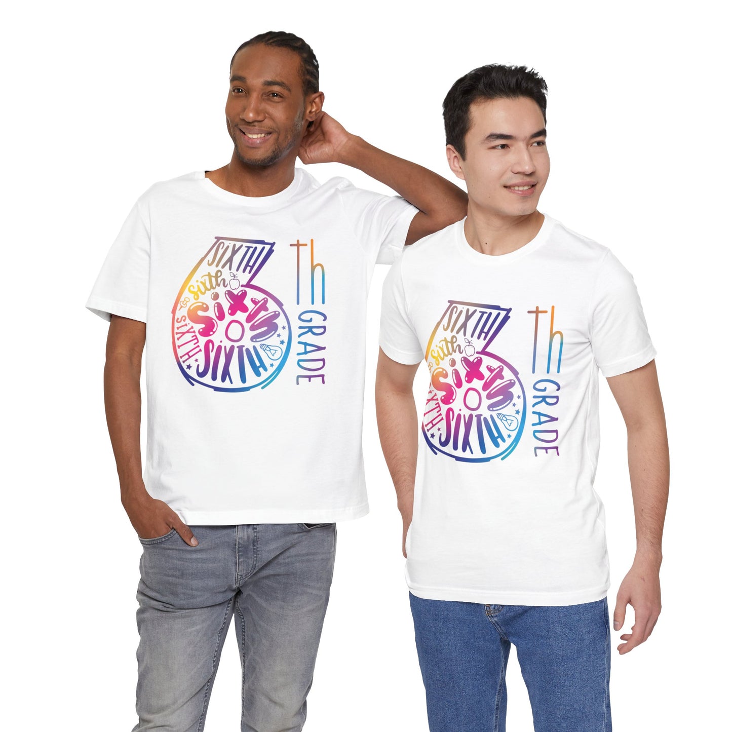 6th Grade Celebration Short Sleeve Shirt , Middle School, School Year, Sixth grade