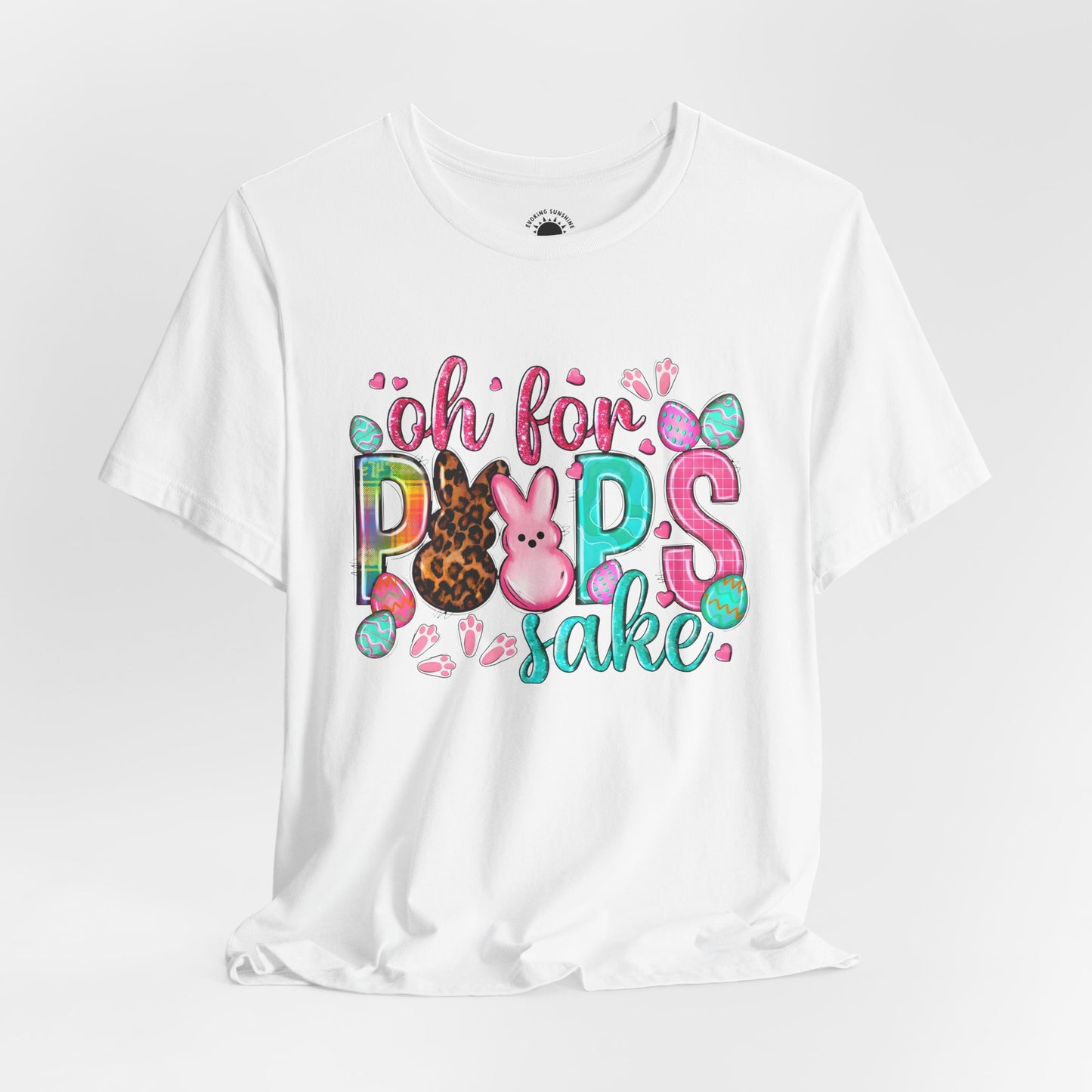 Funny Easter Shirt, Peeps Tee, Oh For Peeps Sake, Unisex T-Shirt, Bella+Canvas, Easter Gift