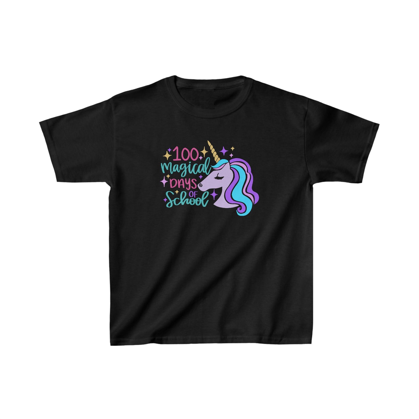 100 Magical Days of School Unicorn T-Shirt, Youth, School Spirit