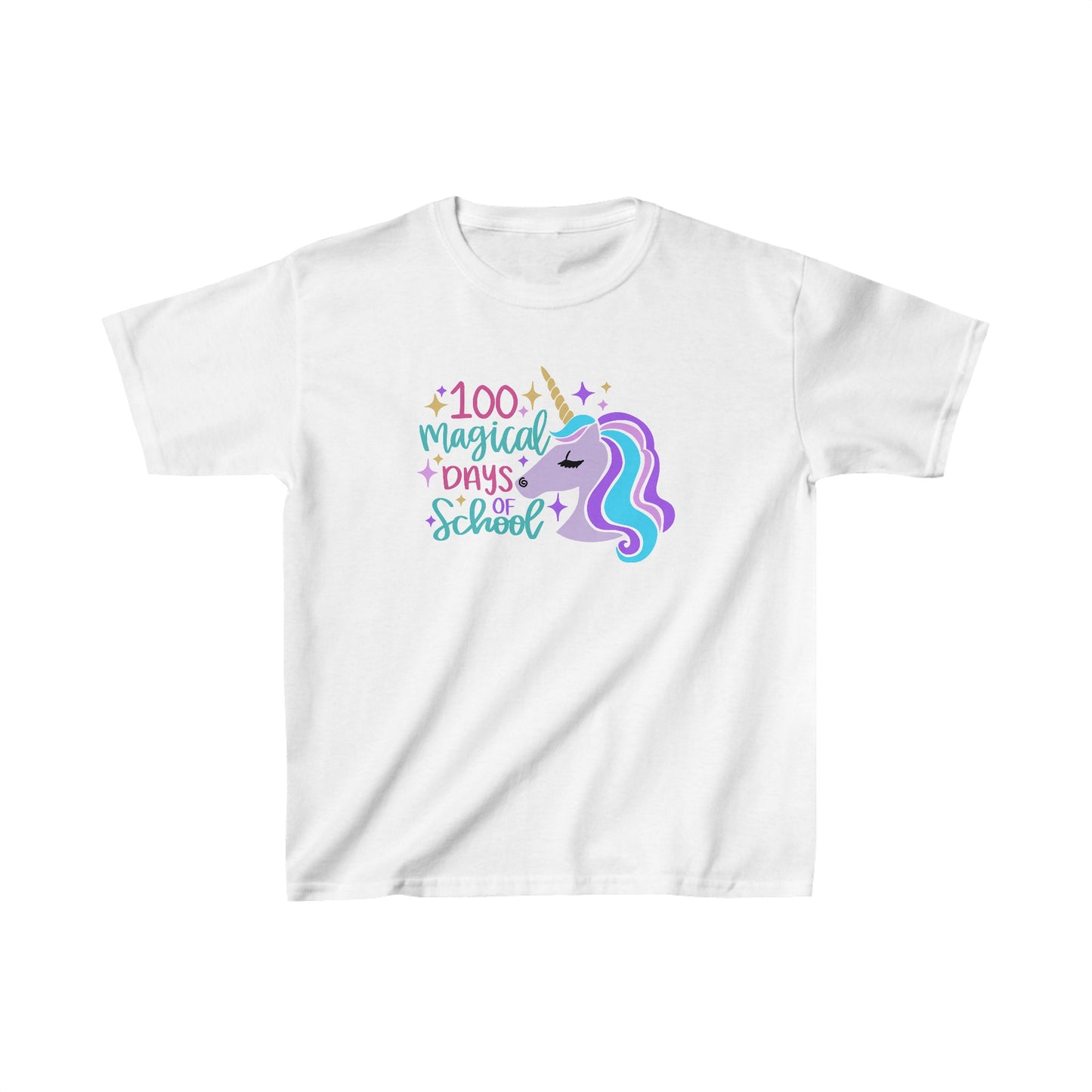 100 Magical Days of School Unicorn T-Shirt, Youth, School Spirit