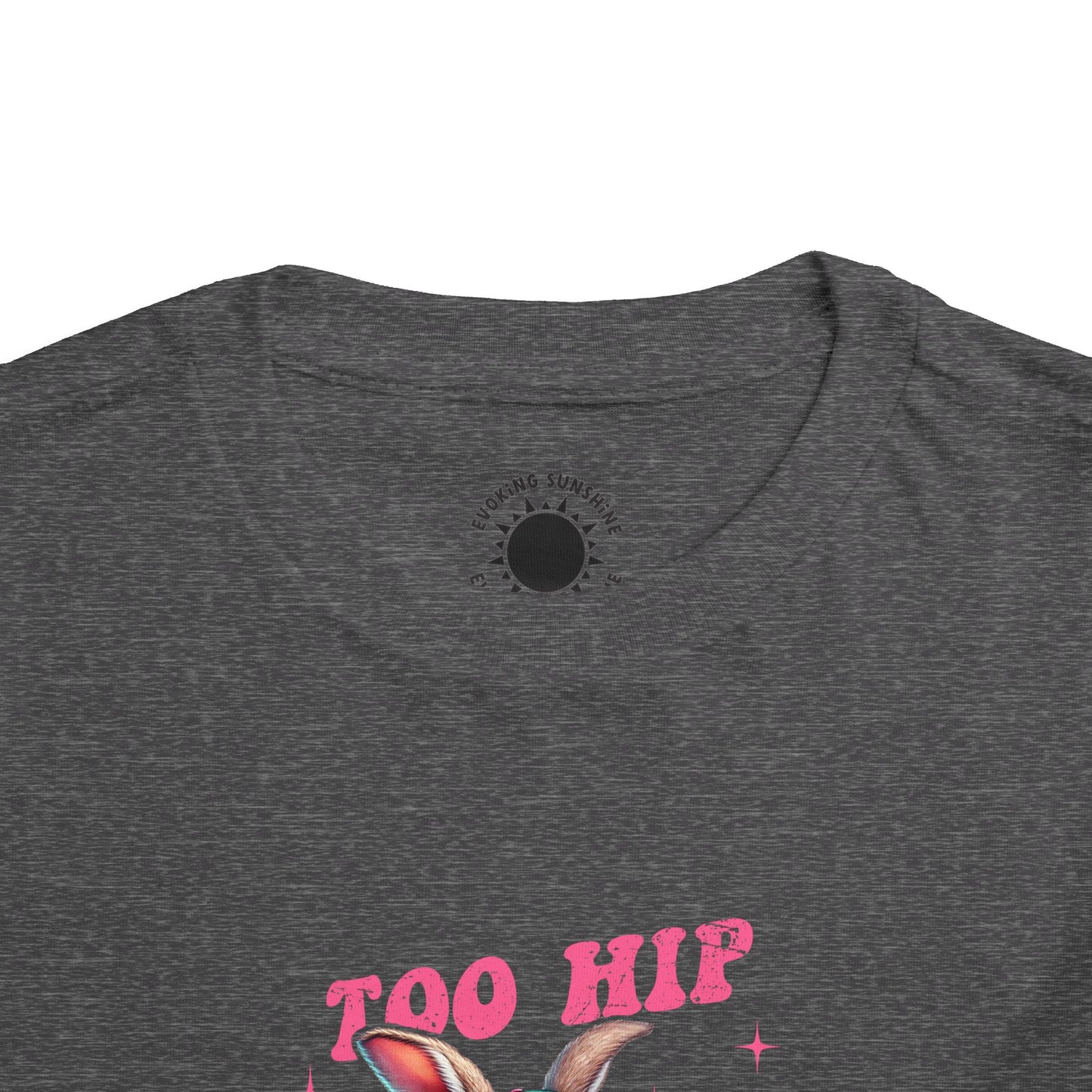 Cool Toddler Skateboard Tee - "Too Hip To Hop"