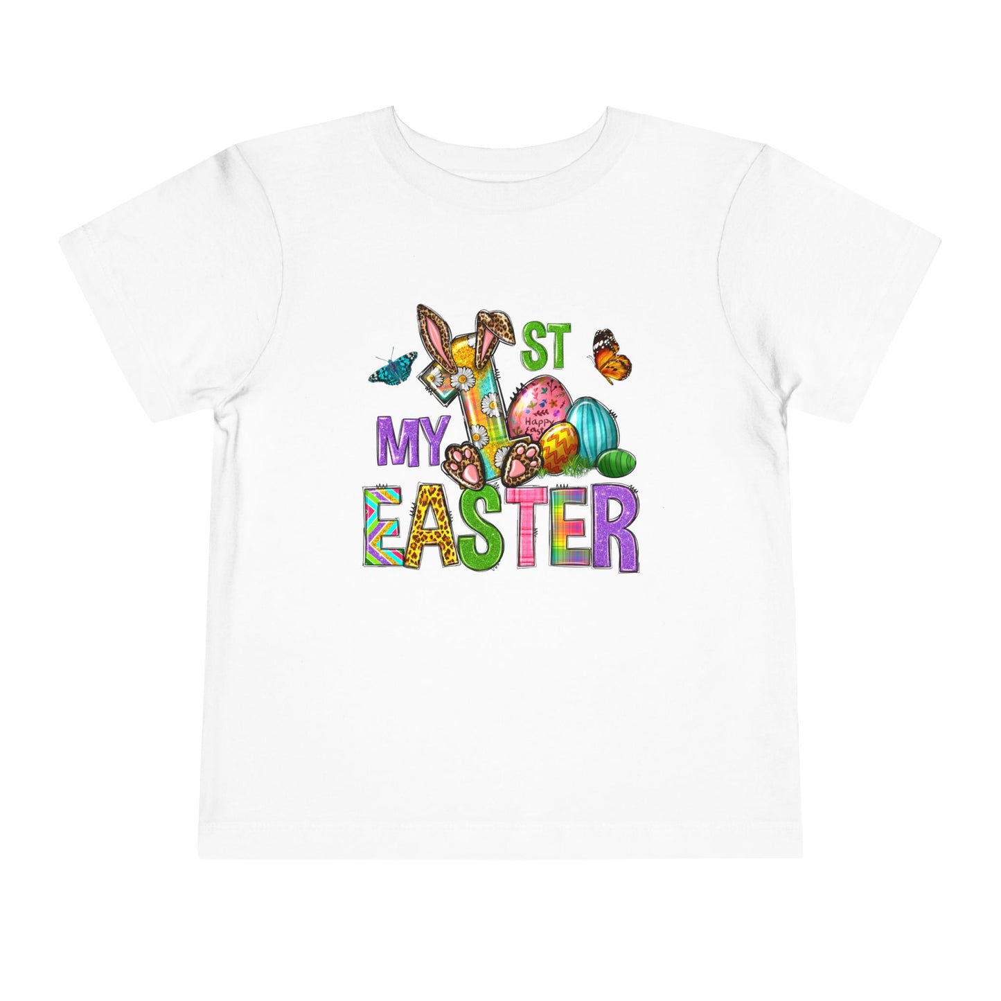 My 1st Easter Toddler Tee - Cute Short Sleeve Easter Celebration Shirt