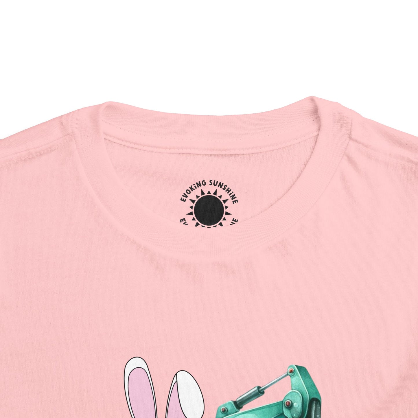 Easter Bunny Excavator Toddler T-Shirt
