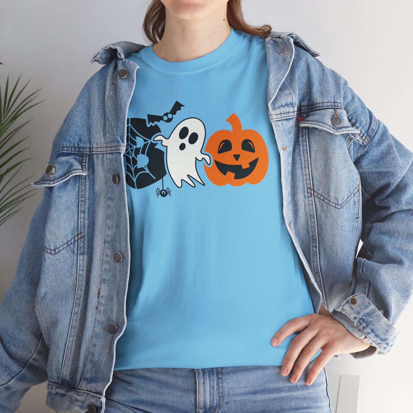 Spooky BOO Halloween T-Shirt - Adult Unisex Tee - Express Delivery available