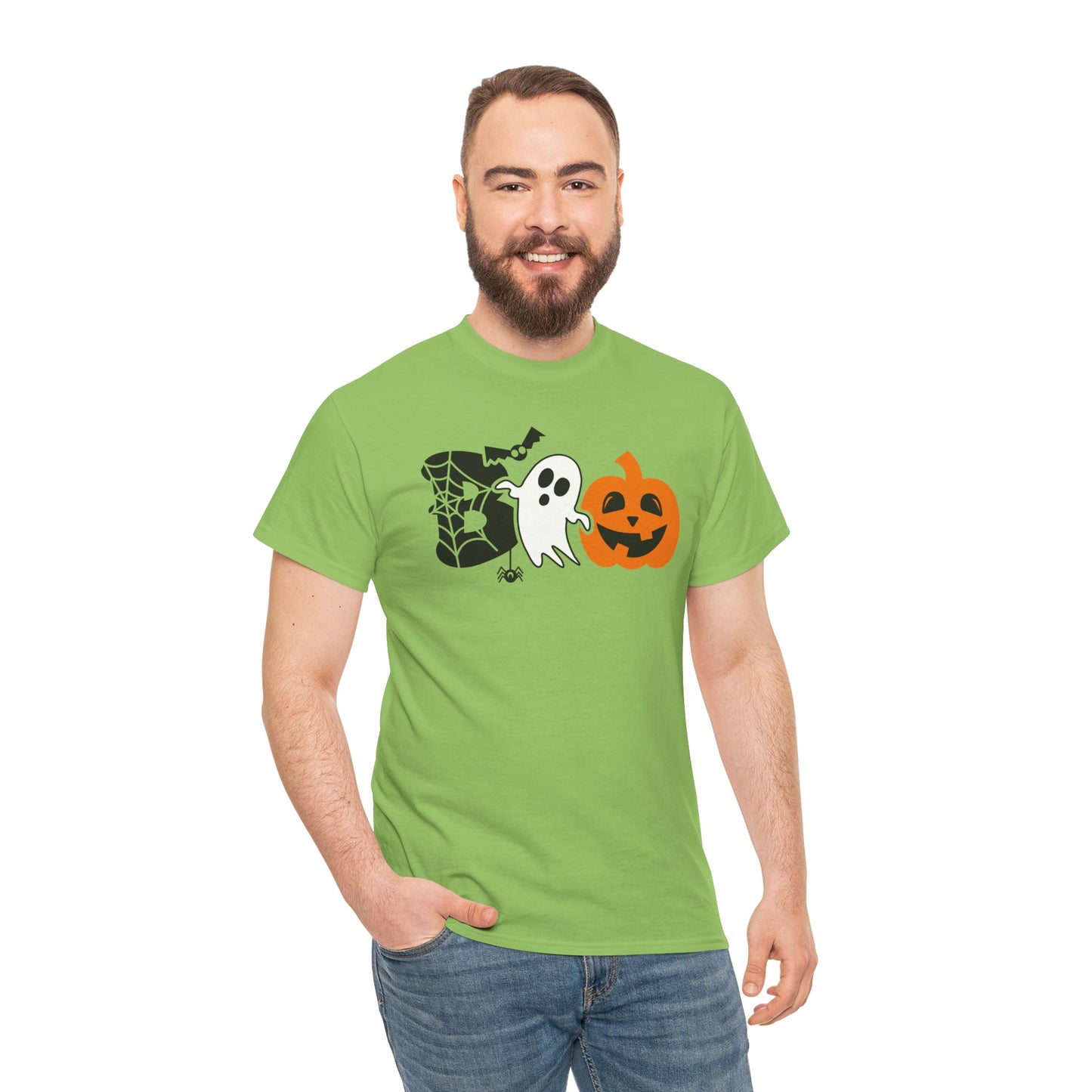 Spooky BOO Halloween T-Shirt - Adult Unisex Tee - Express Delivery available