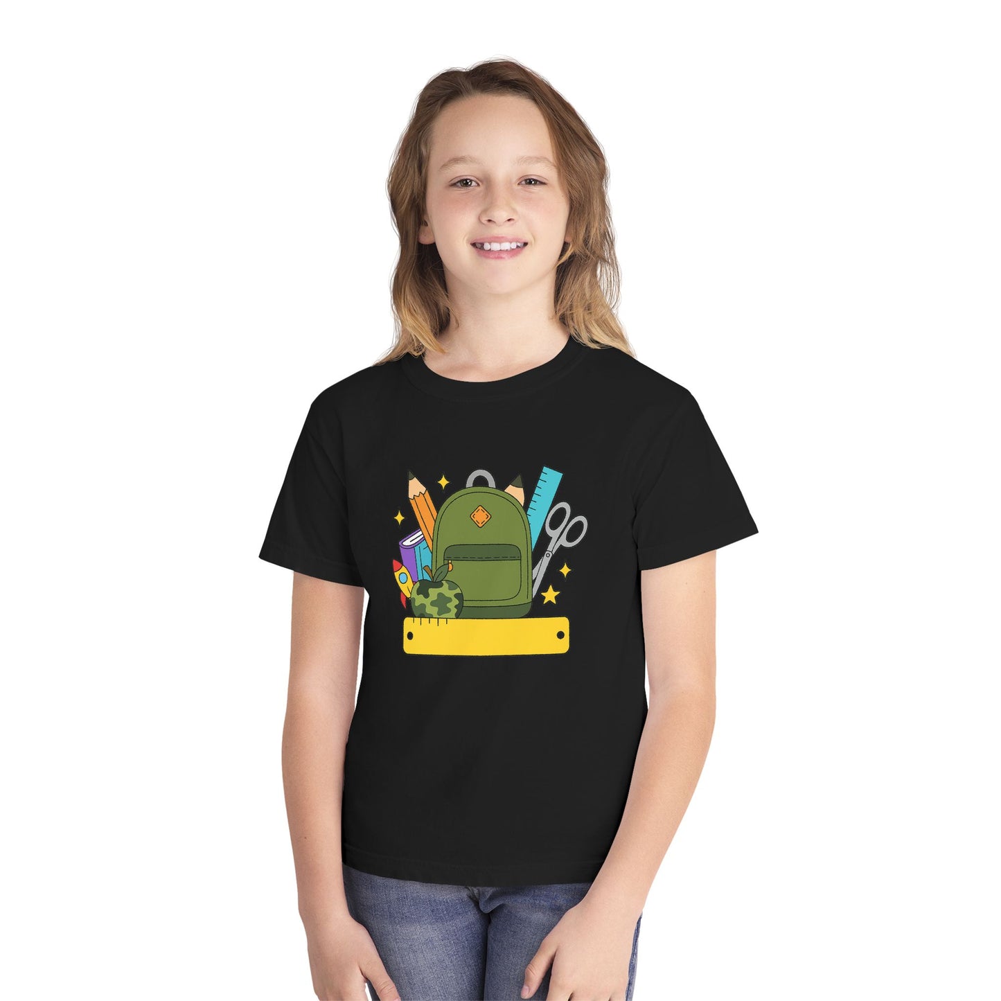 Personalized Boys Back To School Youth Tee, Personalized Boy Shirt, Backpack, Bookbag Shirt