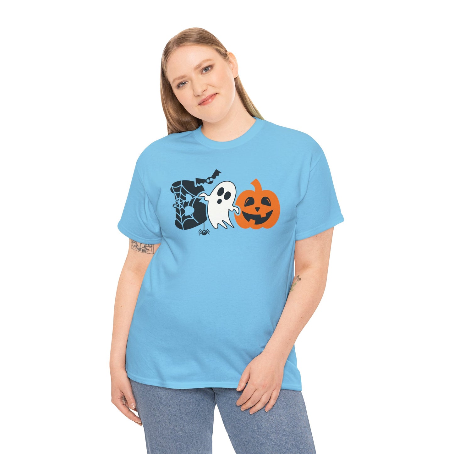 Spooky BOO Halloween T-Shirt - Adult Unisex Tee - Express Delivery available