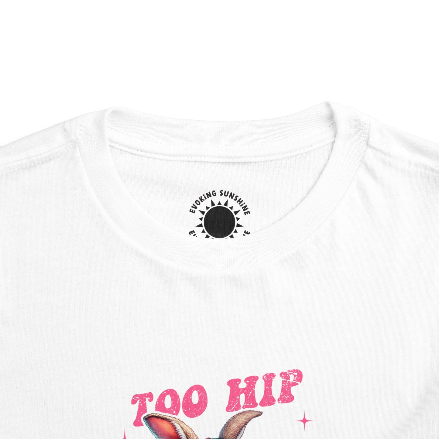 Cool Toddler Skateboard Tee - "Too Hip To Hop"