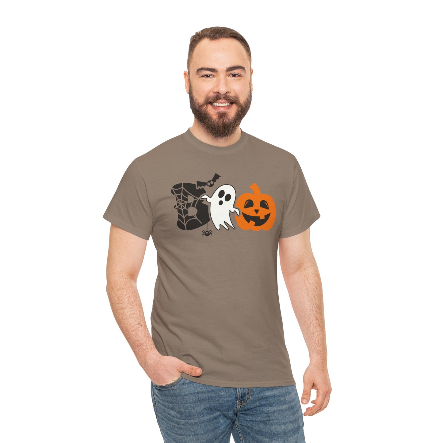 Spooky BOO Halloween T-Shirt - Adult Unisex Tee - Express Delivery available