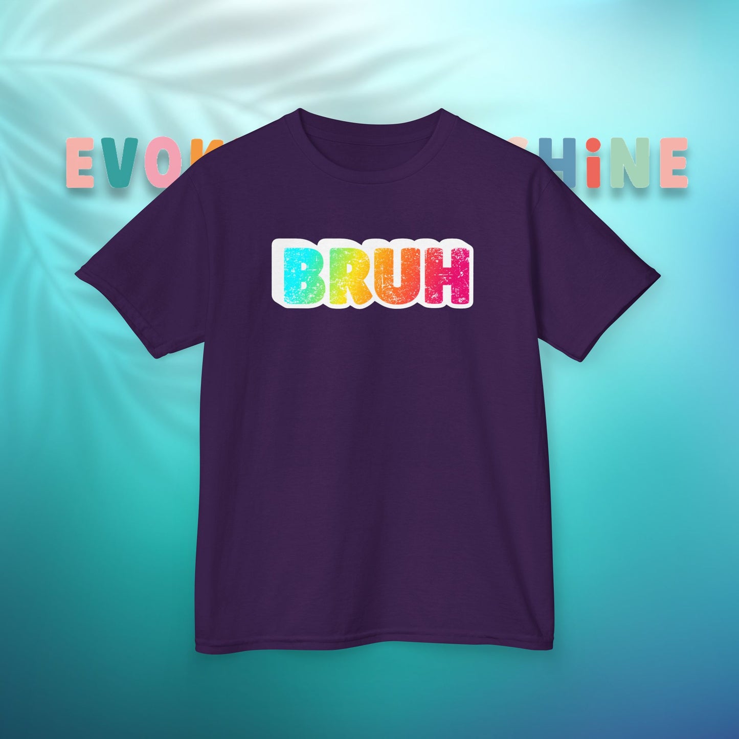Colorful Kids' Bruh Tee - Fun T-Shirt for Playtime, Gifts, and Birthdays, Cool Kids Apparel, Active Wear, Everyday Comfort