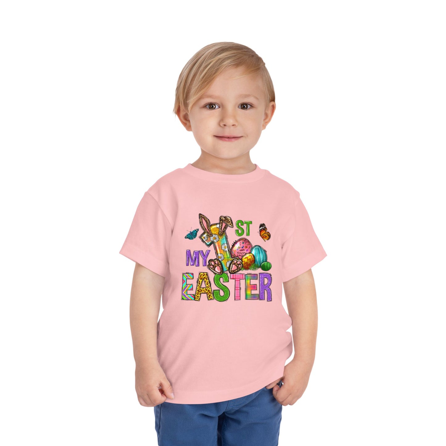 My 1st Easter Toddler Tee - Cute Short Sleeve Easter Celebration Shirt