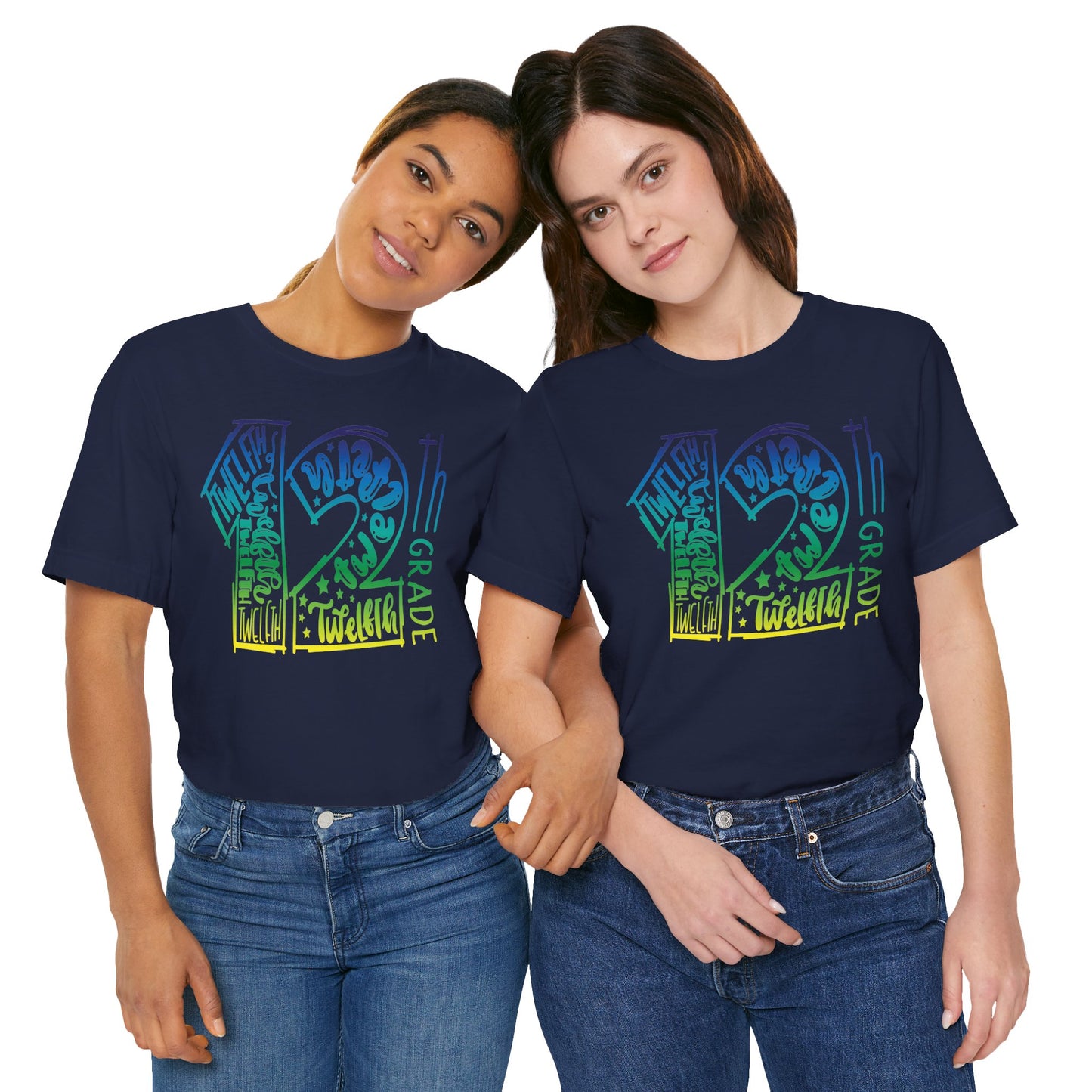 12th Grade Celebration Short Sleeve Tee, High School, School Year, 12 grade, Senior Year, Senior Class