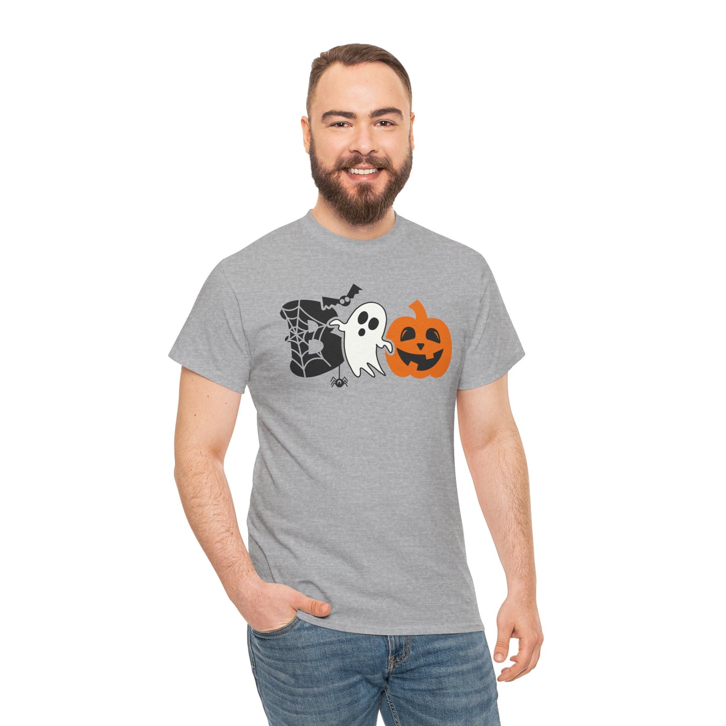 Spooky BOO Halloween T-Shirt - Adult Unisex Tee - Express Delivery available
