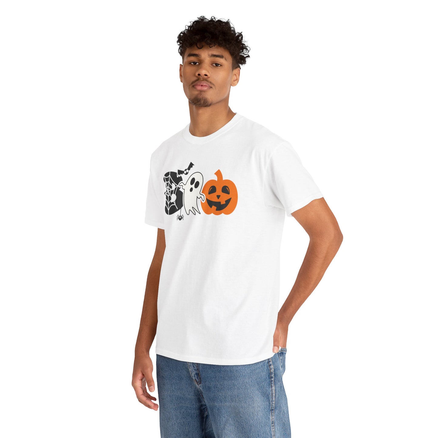 Spooky BOO Halloween T-Shirt - Adult Unisex Tee - Express Delivery available