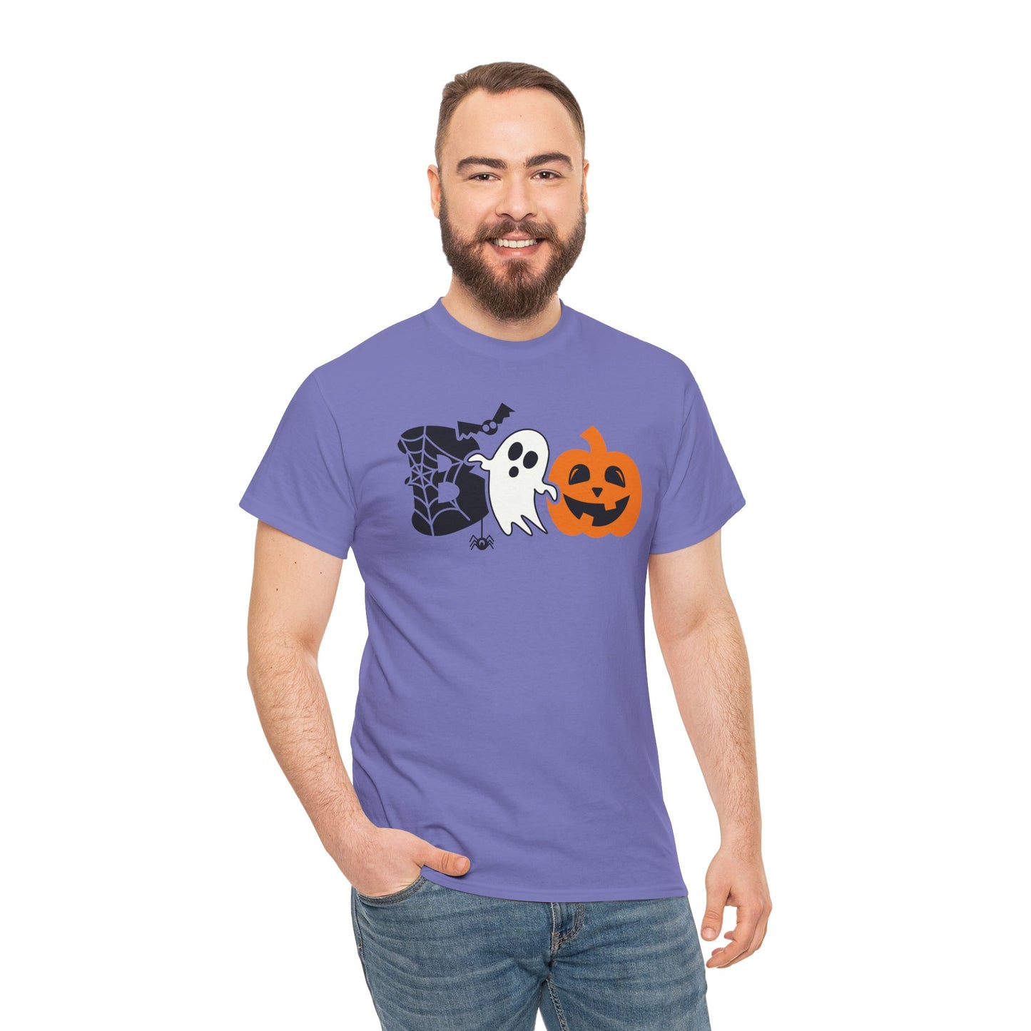 Spooky BOO Halloween T-Shirt - Adult Unisex Tee - Express Delivery available