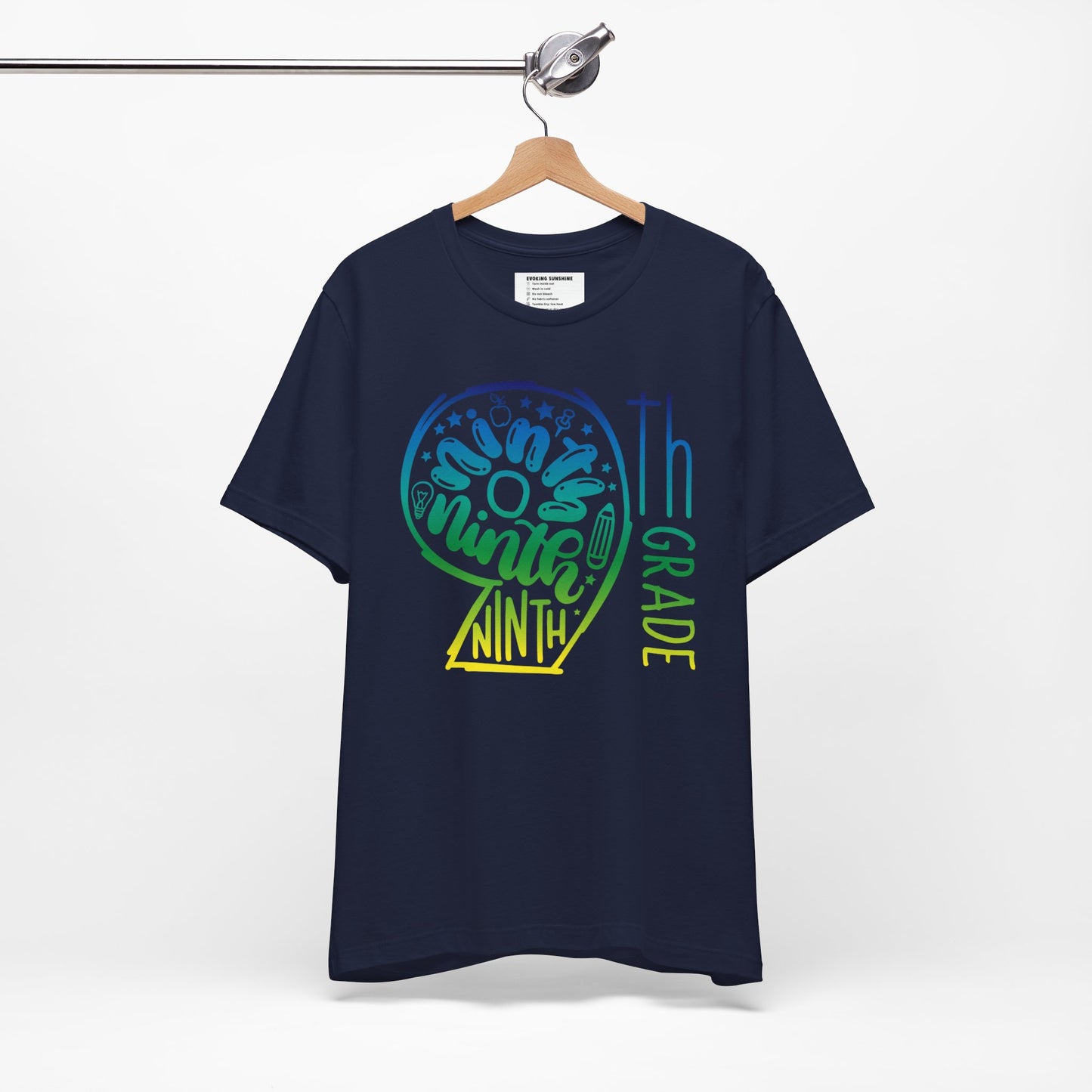 9th Grade Celebration Short Sleeve Tee, High School, School Year, Ninth grade