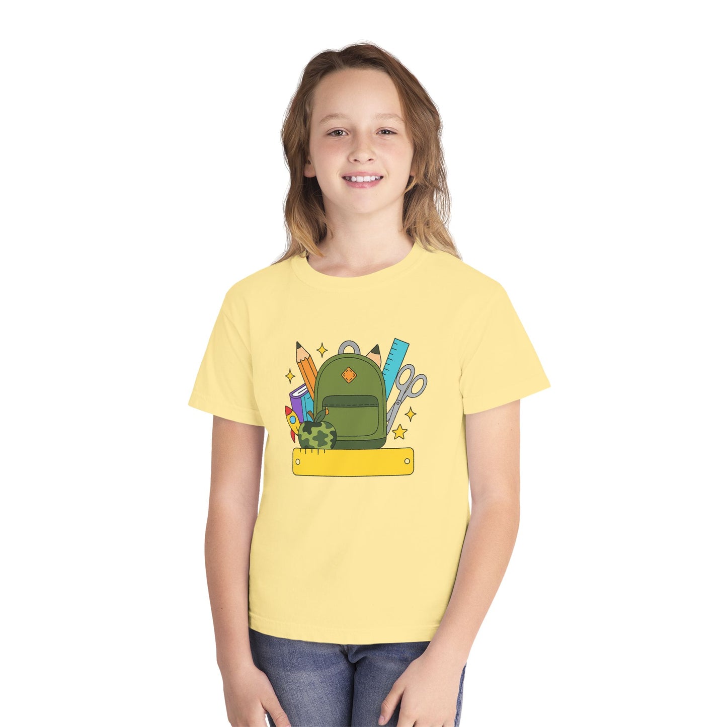 Personalized Boys Back To School Youth Tee, Personalized Boy Shirt, Backpack, Bookbag Shirt