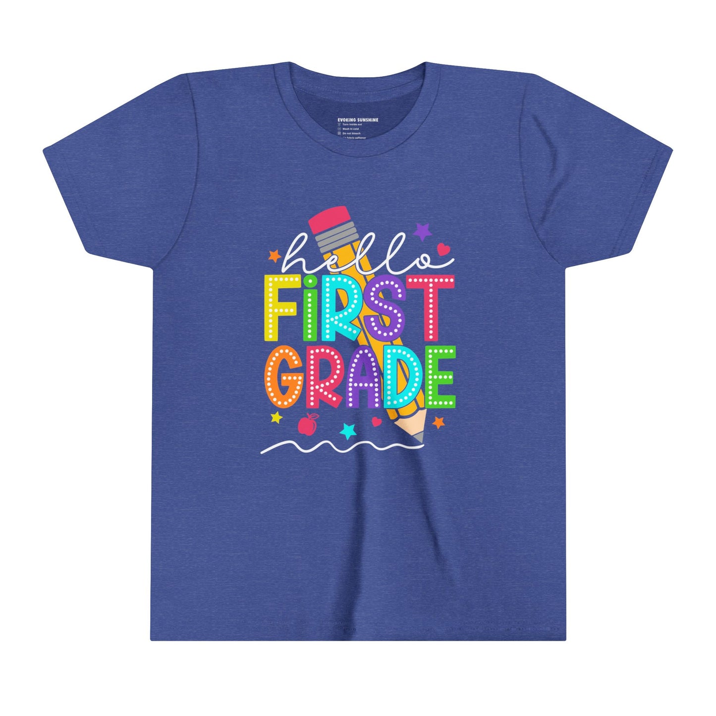 Hello First, Grade Back to School Shirt, 1st Grade, Elementary School