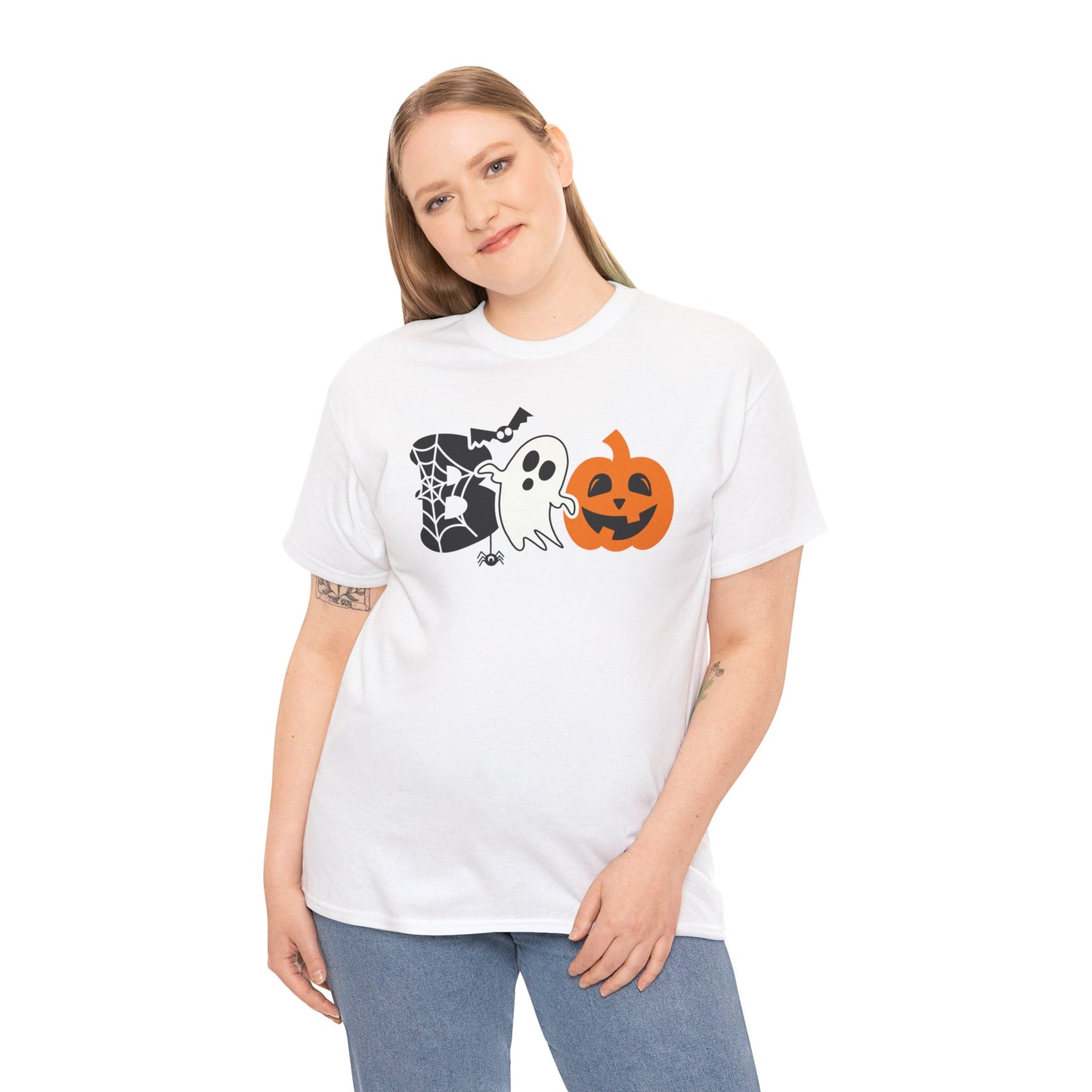 Spooky BOO Halloween T-Shirt - Adult Unisex Tee - Express Delivery available
