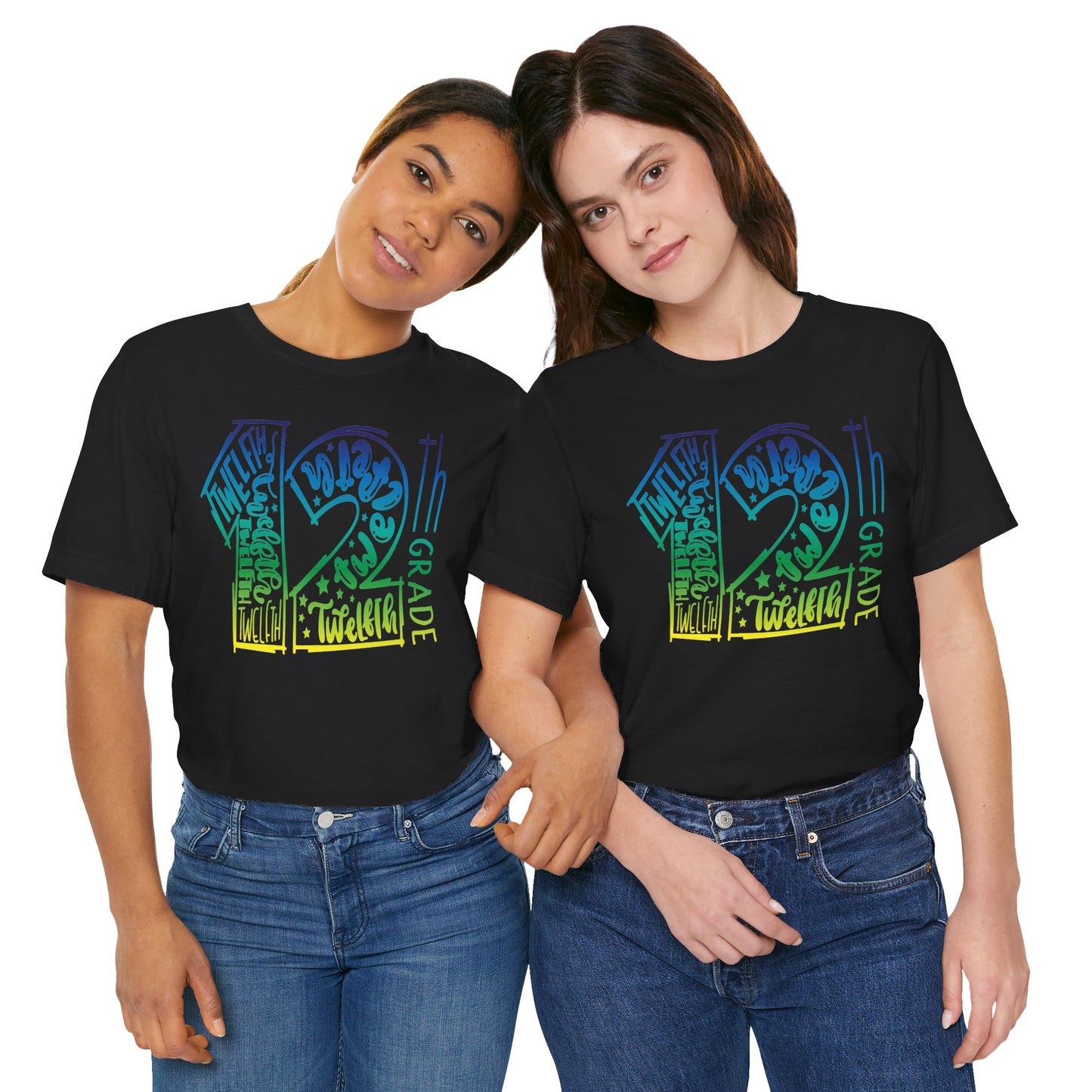 12th Grade Celebration Short Sleeve Tee, High School, School Year, 12 grade, Senior Year, Senior Class