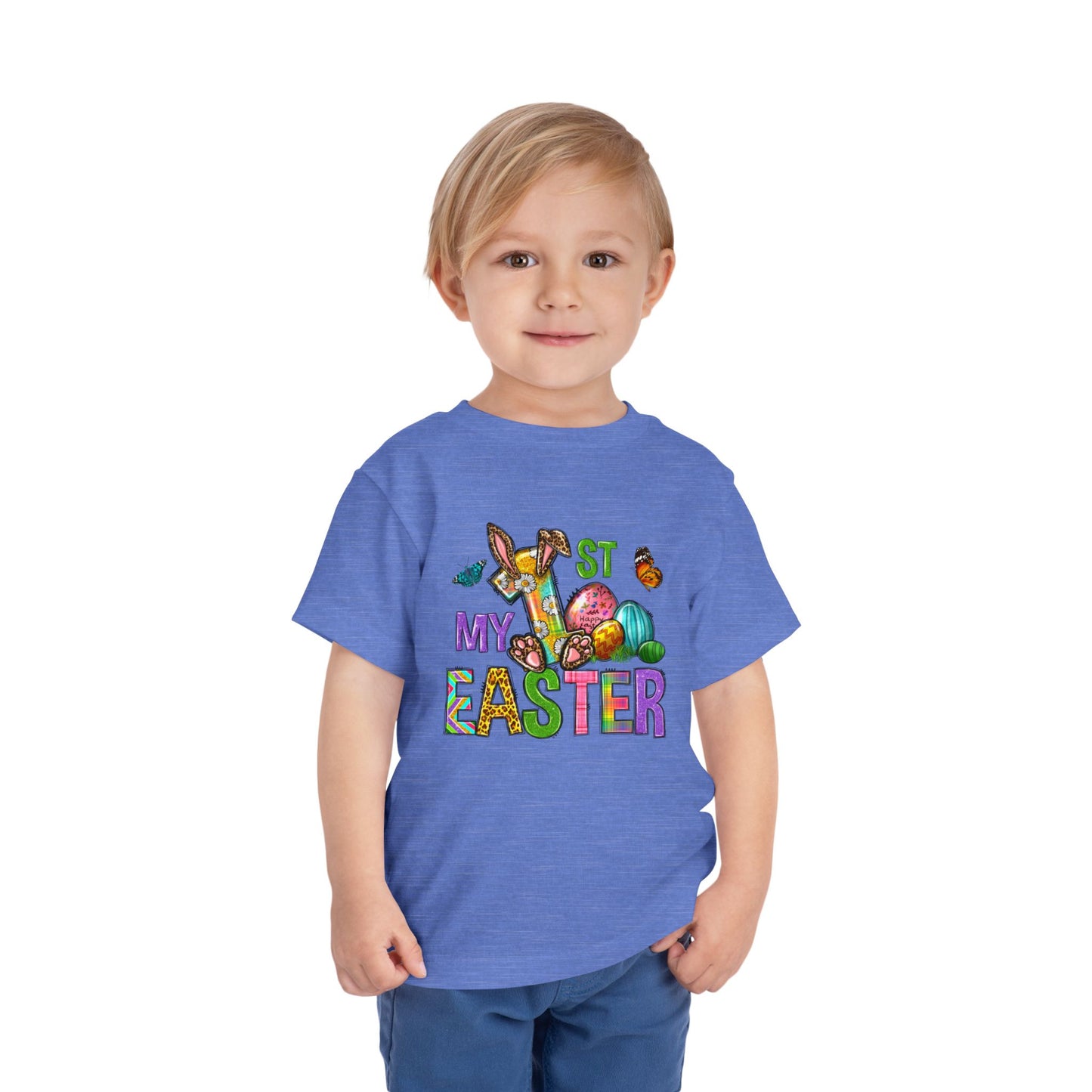 My 1st Easter Toddler Tee - Cute Short Sleeve Easter Celebration Shirt