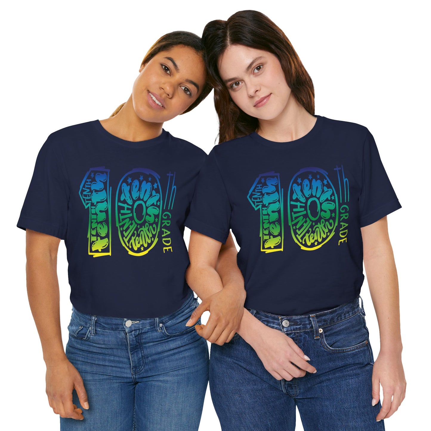 10th Grade Celebration Short Sleeve Tee, High School, School Year, Tenth grade