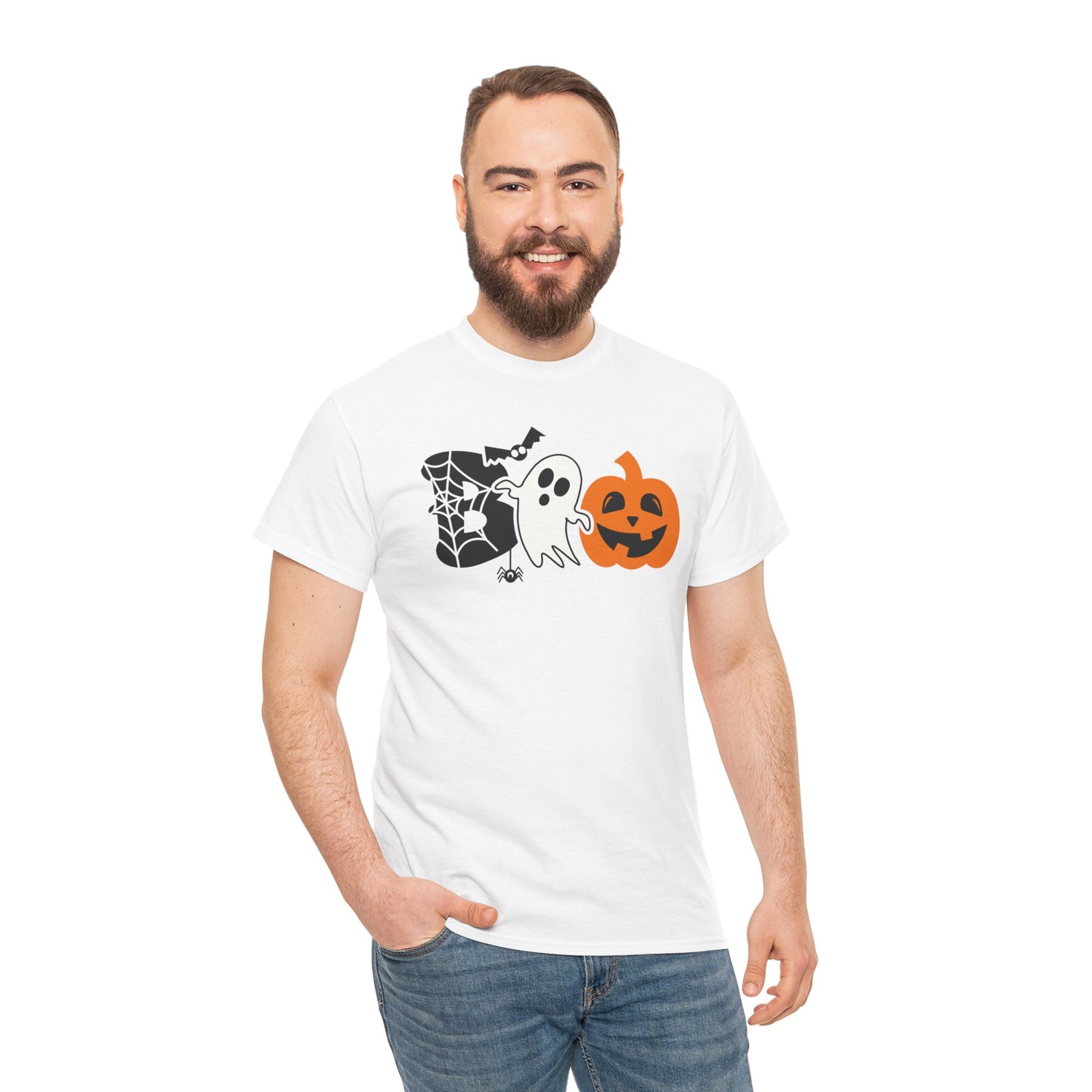 Spooky BOO Halloween T-Shirt - Adult Unisex Tee - Express Delivery available