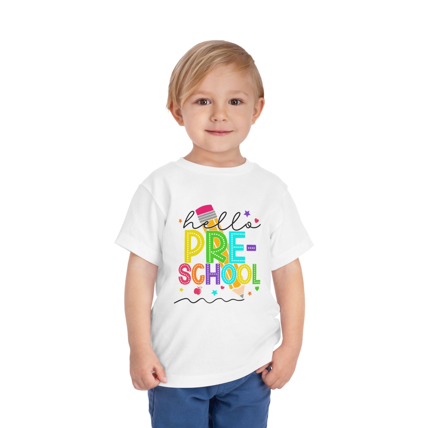Hello Preschool, Back to School Shirt, Preschool, MDO, Mothers Day Out, Toddler T-Shirt