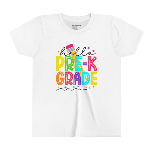Hello Pre-K, Back to School Shirt, Elementary School, MDO, Mothers Day Out
