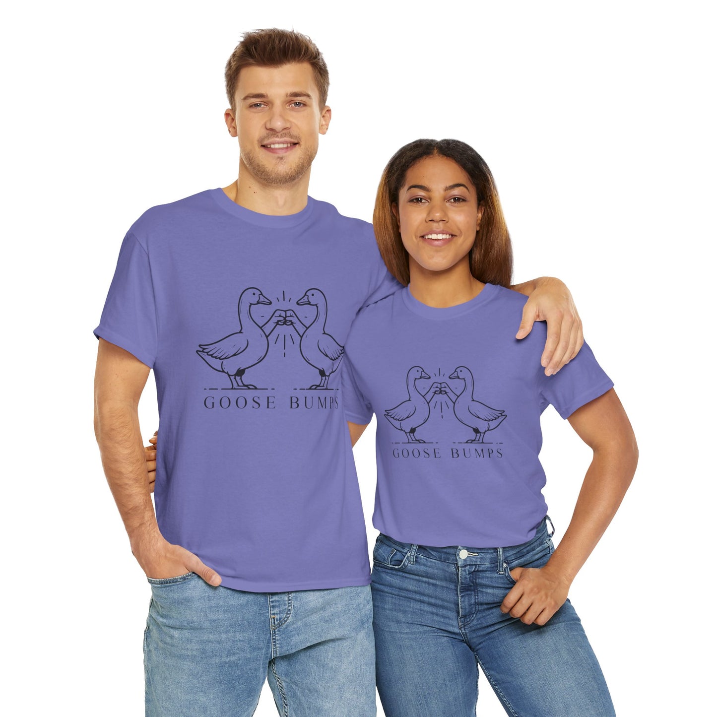 Goose Bumps Shirt – Puns - Punny - Humor - Unisex Heavy Cotton Tee - Express Delivery available