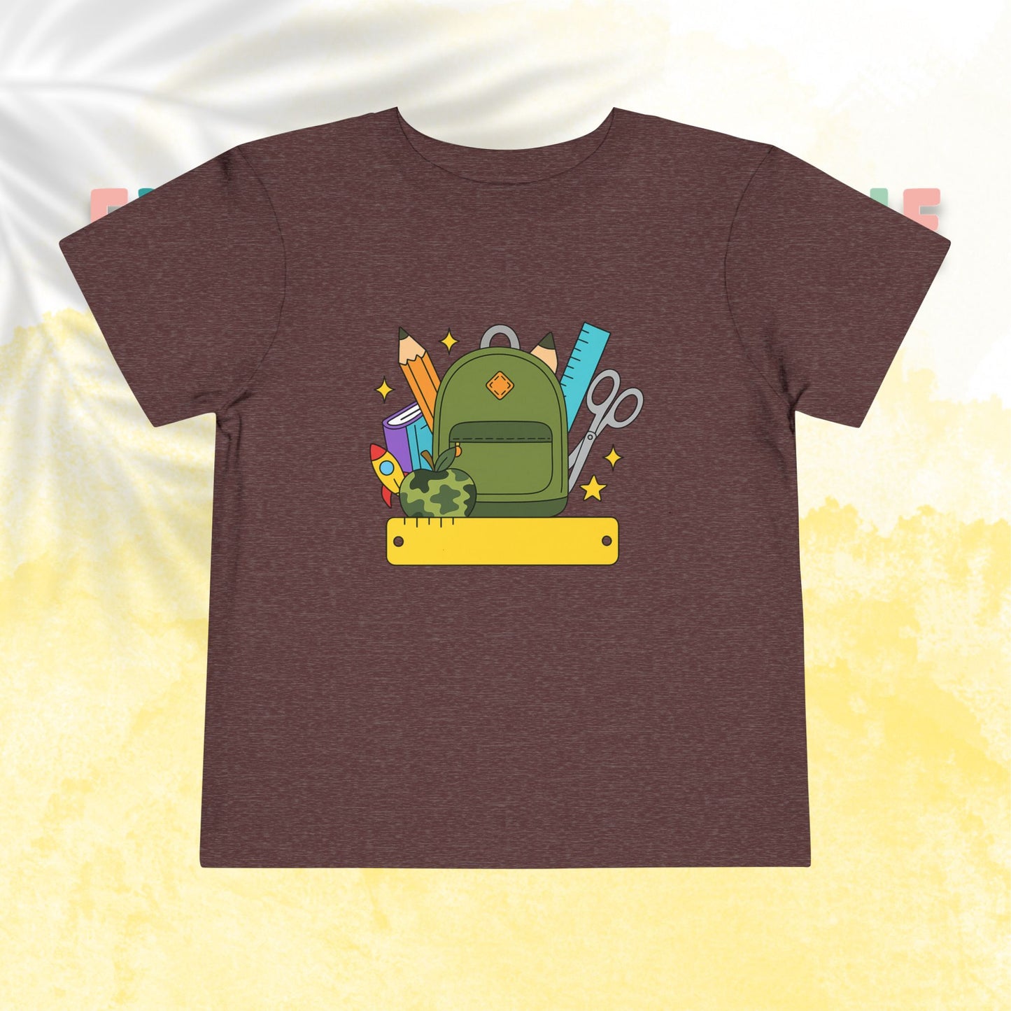 Custom Boys Back-to-School Toddler Tee, Preschool, Kindergarten, MDO, School Shirt, Backpack, Bookbag, Personalize