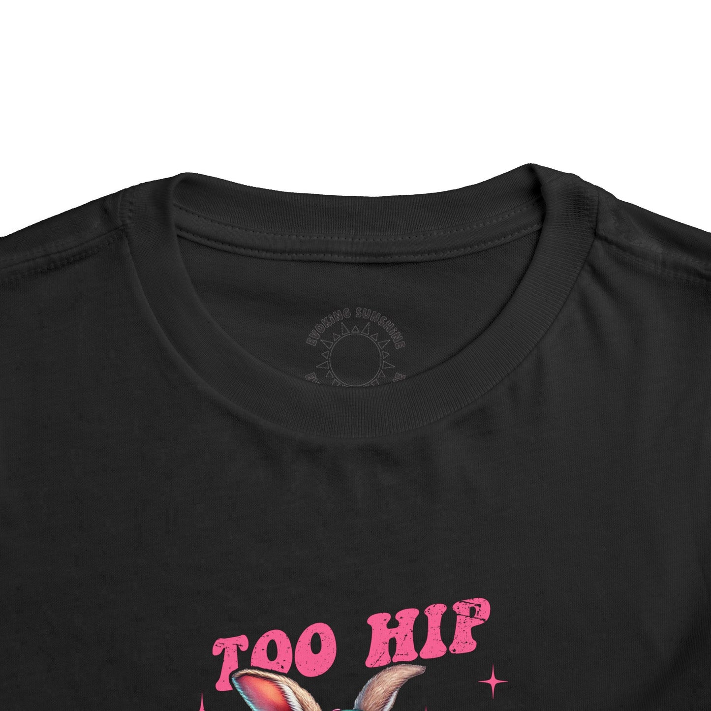 Cool Toddler Skateboard Tee - "Too Hip To Hop"